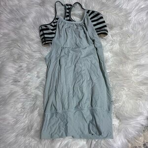 Lululemon turquoise no limits tank size 8